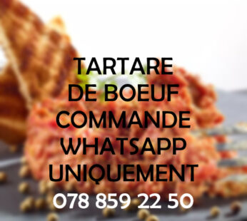 Protégé : Tartare de Boeuf 8 Mm Del Genio 150 Gr + Sauce + Sachet pimenté