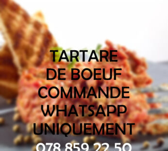 Protégé : Tartare de Boeuf 8 Mm Del Genio 150 Gr + Sauce + Sachet pimenté