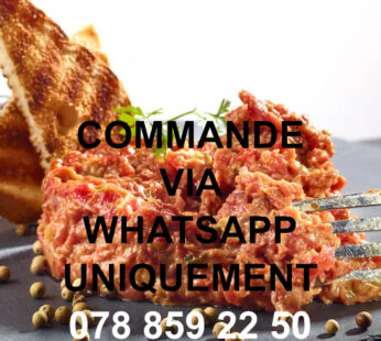 Protégé : Tartare de Boeuf 8 Mm Del Genio 150 Gr + Sauce + Sachet pimenté