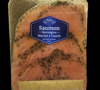 Saumon mariné à l’aneth (gravlax) Ecossais 100 Gr