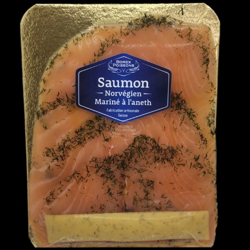 Saumon mariné à l’aneth (gravlax) Ecossais 100 Gr