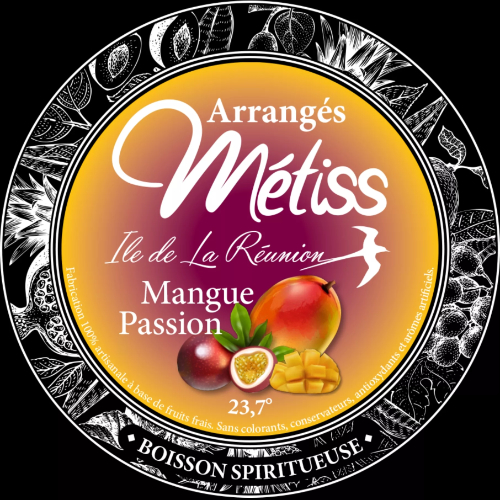 Rhum Arrangé Mangue Fruits de la Passion 23,7% 70 Cl