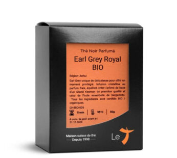 Thé noir parfumé Earl Grey Royal BIO 50 Gr
